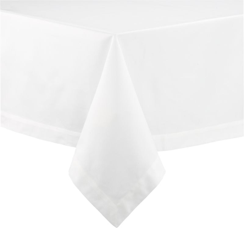 Classic White 60"x90" Tablecloth