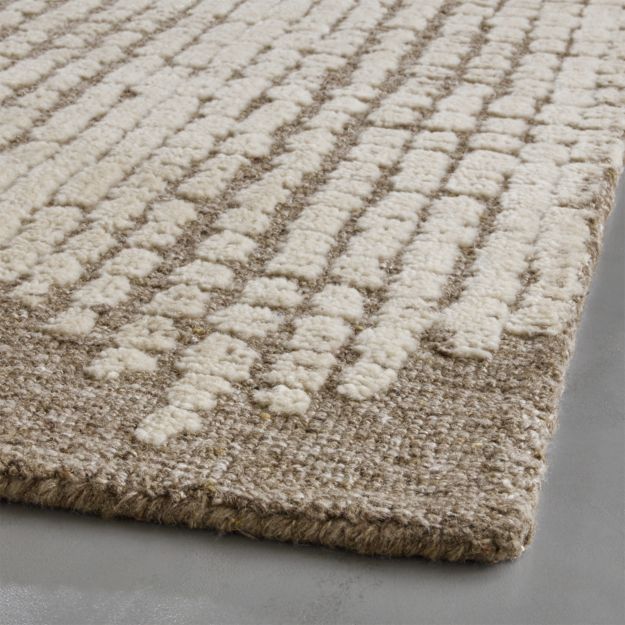 Clea Textured Rug 8'x10' in Area Rugs + Reviews Crate and Barrel