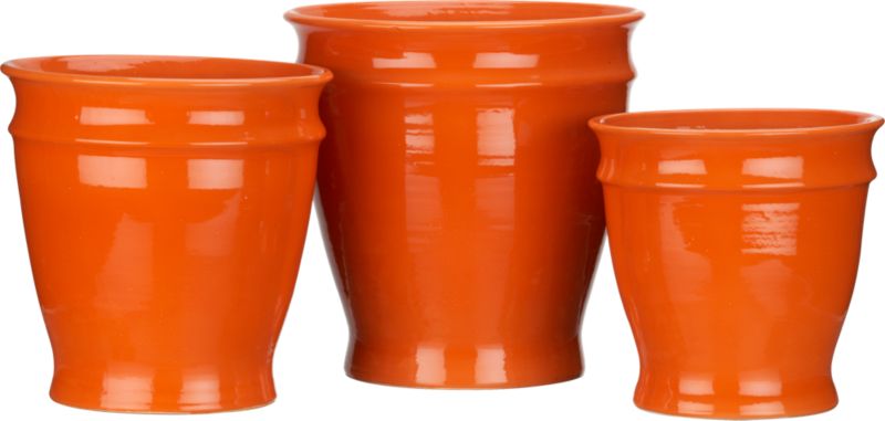 Cleve Orange Planters