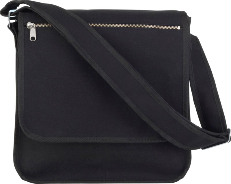 Marimekko Olkalaukku Black Canvas Bag -...