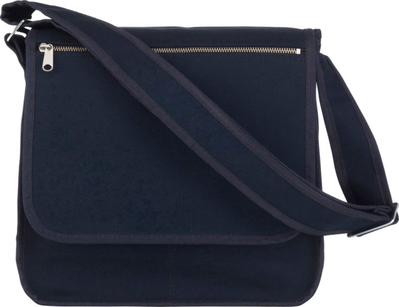 Marimekko Olkalaukku Dark Blue Canvas Bag. 12"Wx5"Dx13"H