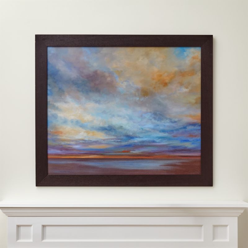 Coastal Clouds Print by Sheila Finch Crate and Barrel