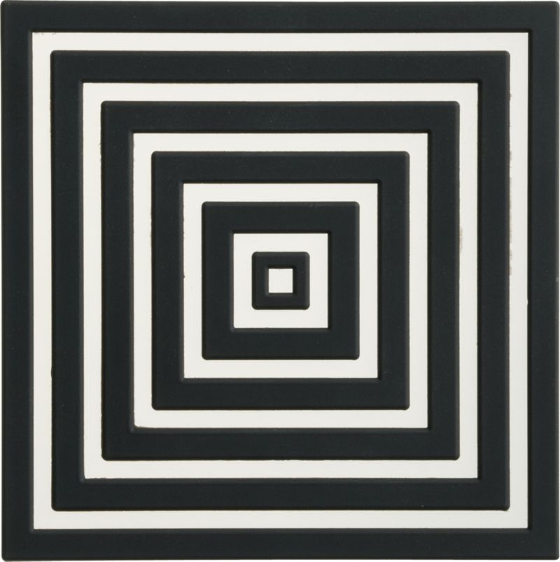 PVC Black Coaster