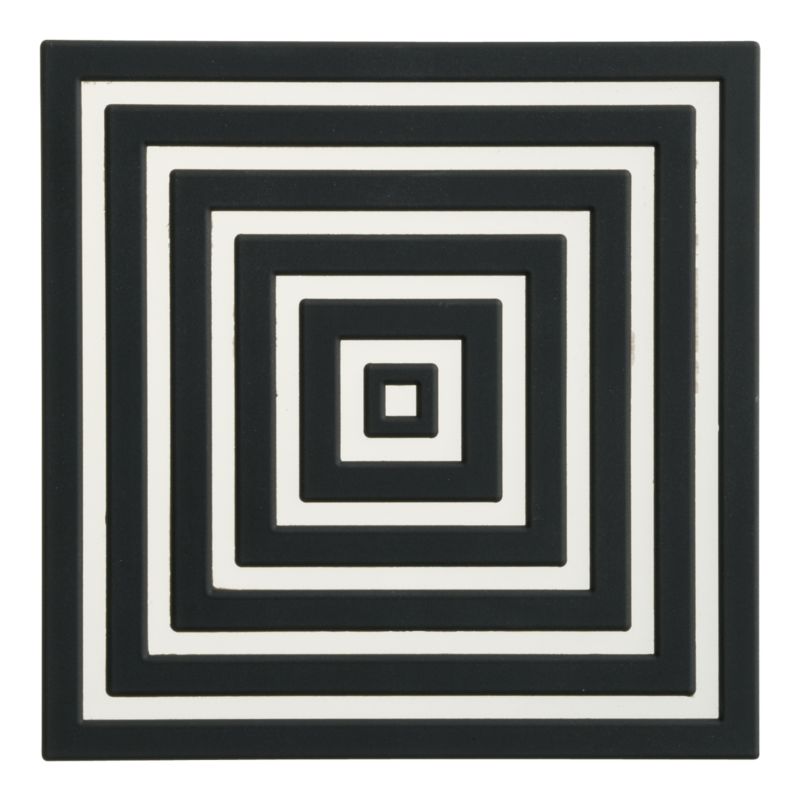 CoasterSquarePVCBlackOT11