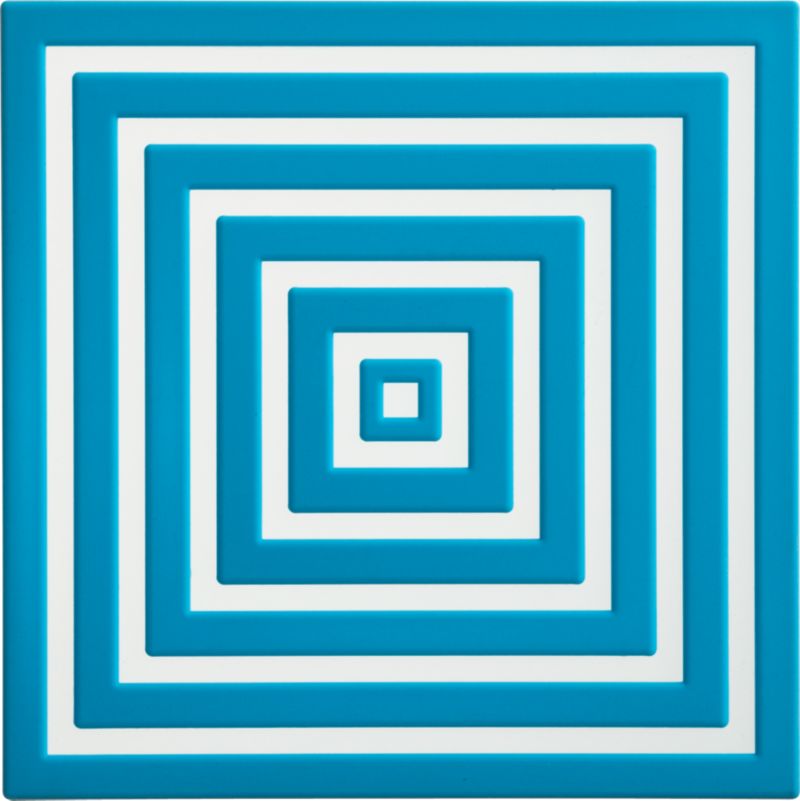 PVC Blue Coaster