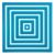 CoasterSquarePVCBlueOT11