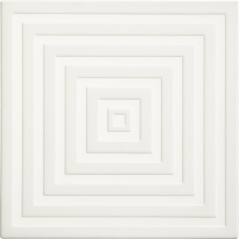 PVC White Coaster
