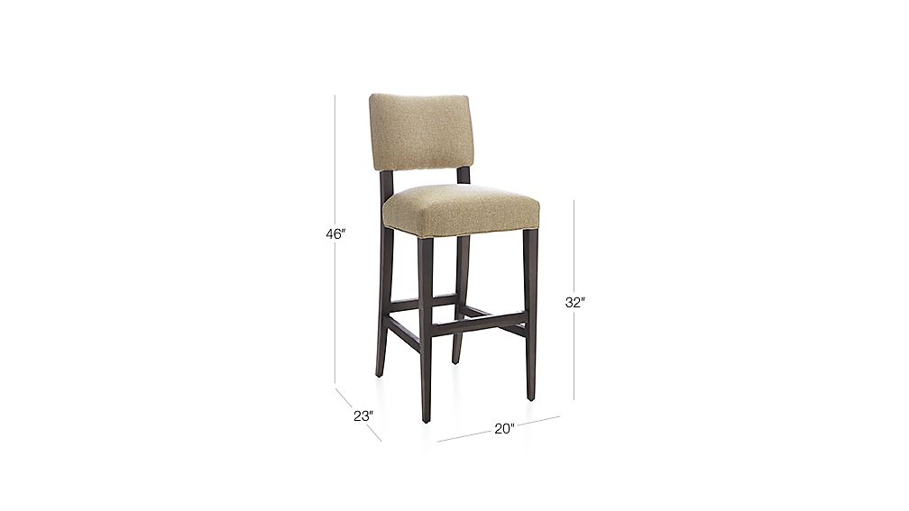 Cody Upholstered Bar Stools Crate and Barrel