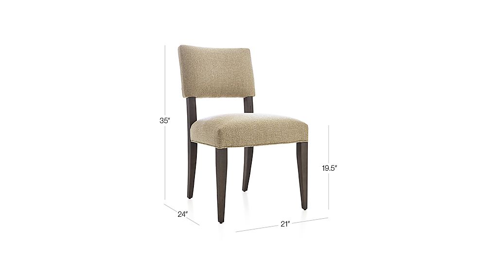 Cody Upholstered Dining Chair Tobias Fennel Crate and Barrel