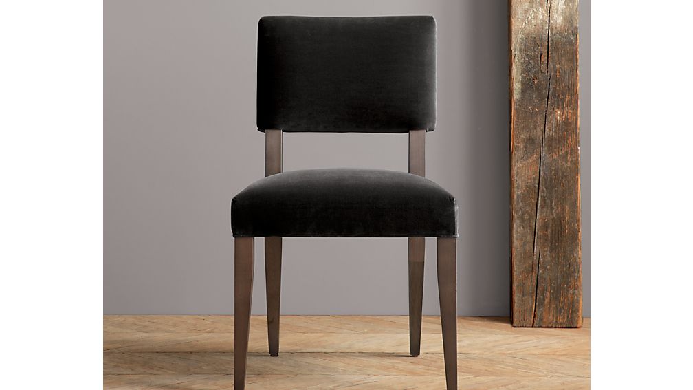 Cody Dining Chair Vance Charcoal Crate and Barrel