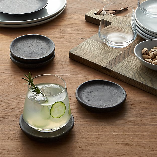 Set of 4 Cole Coasters Crate and Barrel