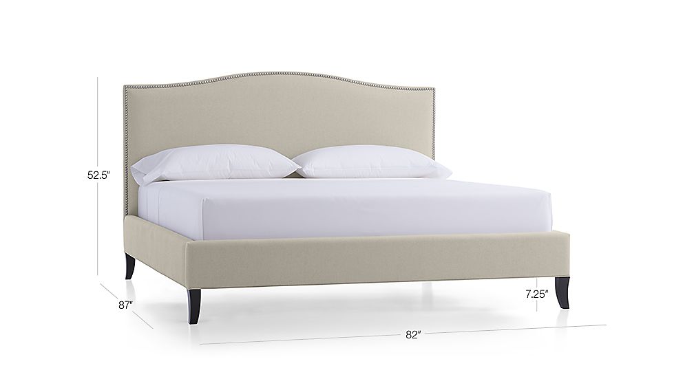 Colette Upholstered Bed Crate and Barrel