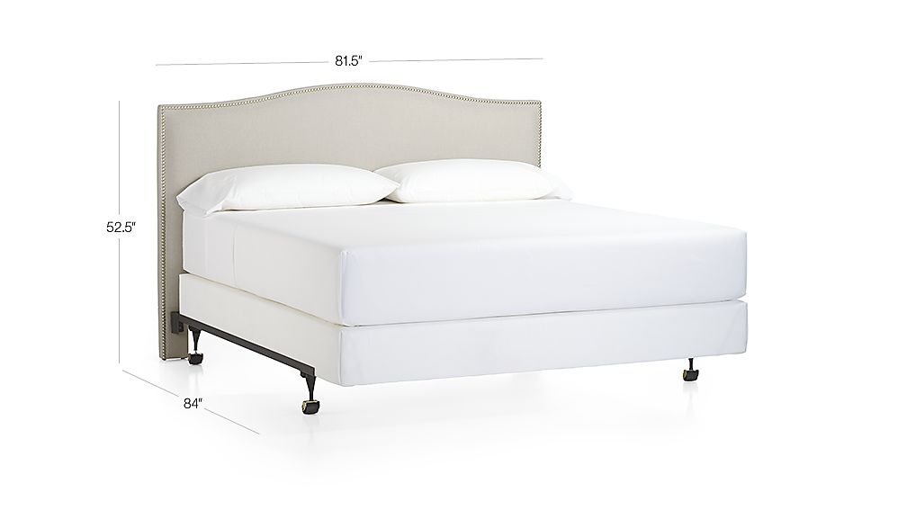 Colette Upholstered King Headboard Origin Natural Crate and Barrel