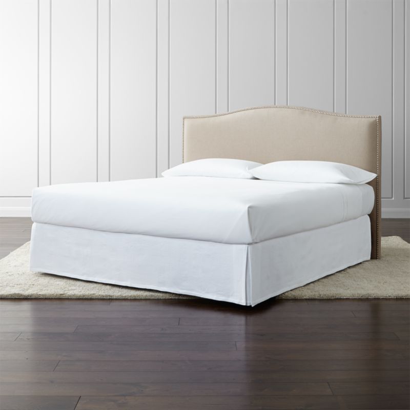 Colette Upholstered California King Headboard Origin Natural Crate