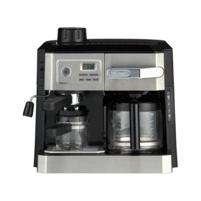 DeLonghi Combi 10 Cup Coffee Maker-4 Cup Espresso Maker