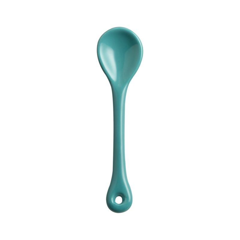 Aqua Condiment Spoon