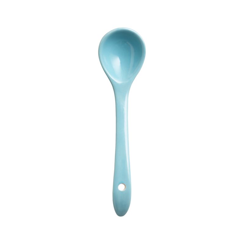 Blue Condiment Spoon