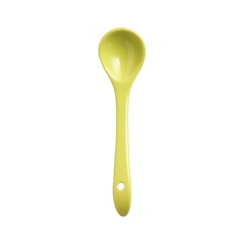 Green Condiment Spoon