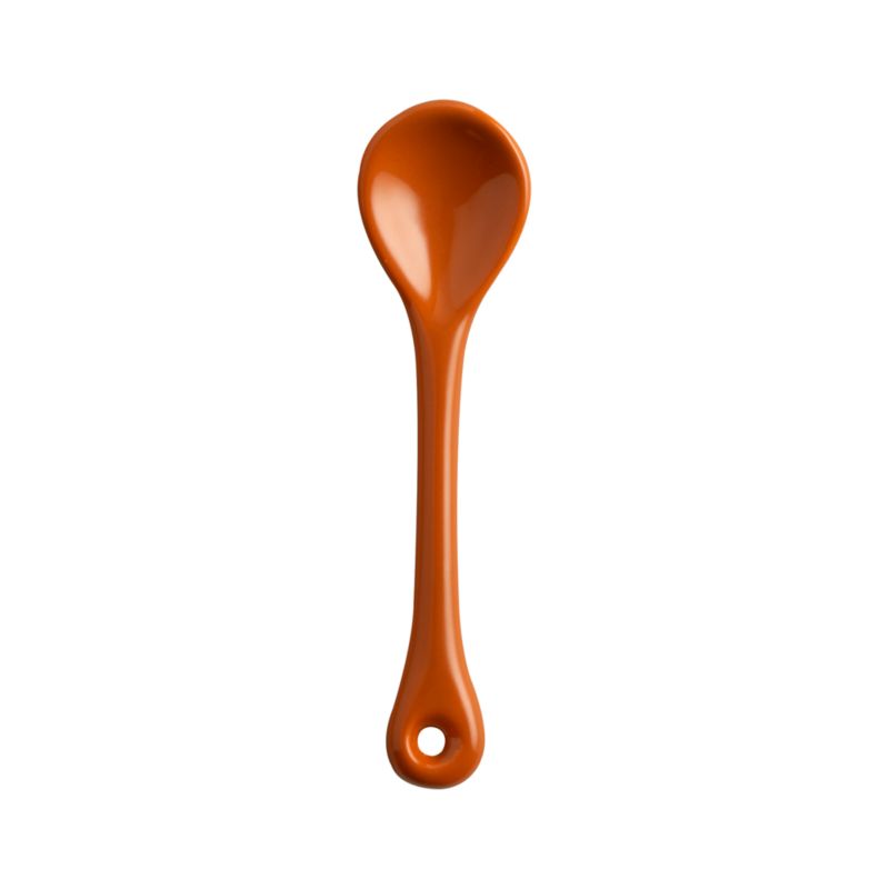 Orange Condiment Spoon