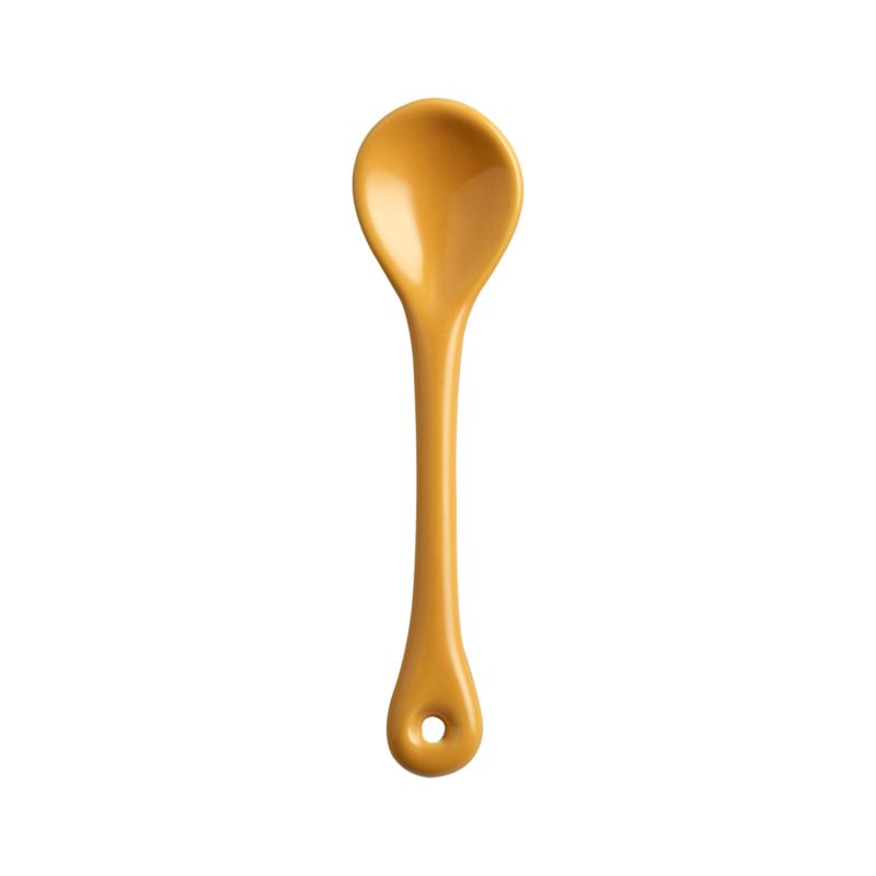 Yellow Condiment Spoon