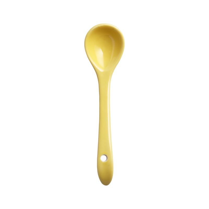 Yellow Condiment Spoon