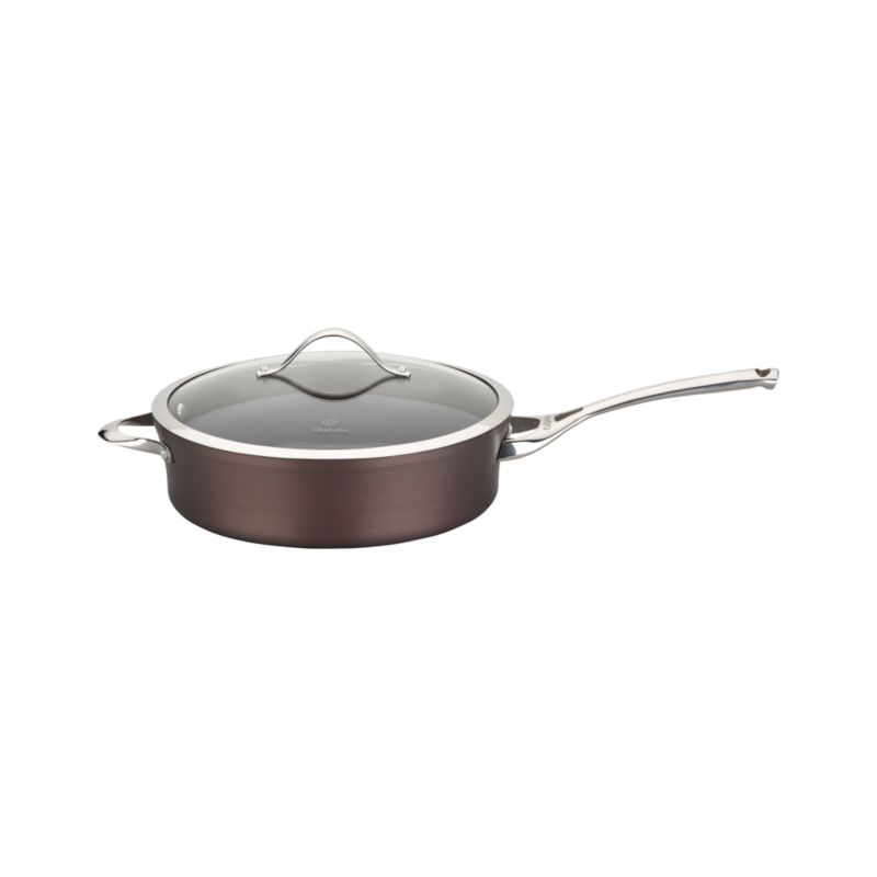 Calphalon® Contemporary® Nonstick Bronze Sauté Pan with Lid