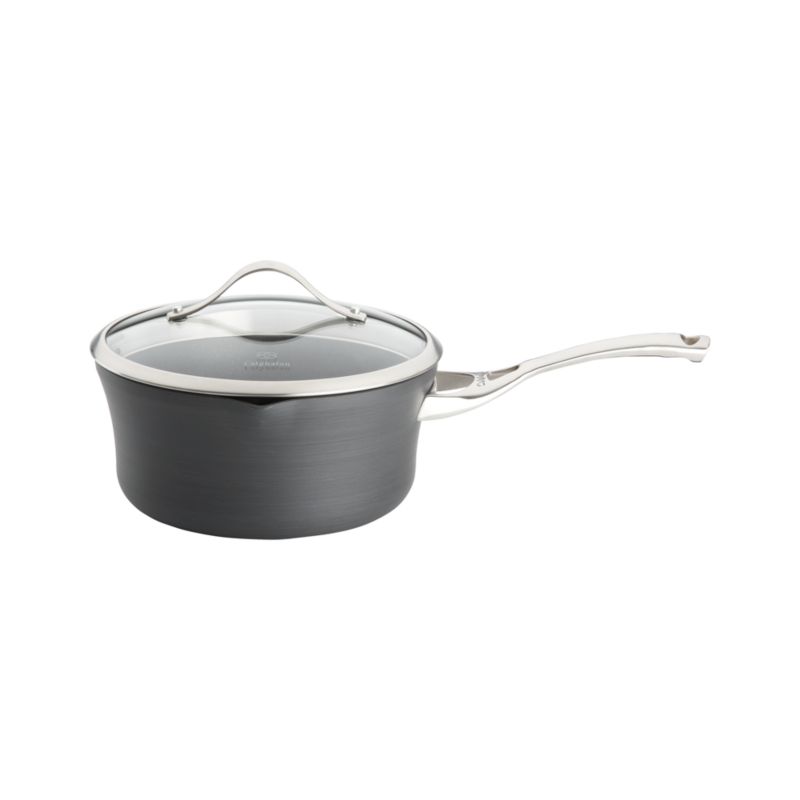 Calphalon® Contemporary® Nonstick Pour & Strain. 3.5 qt.