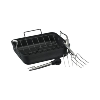 Calphalon® Contemporary Nonstick Roaster with Lifters and Baster