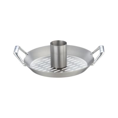 Stainless Steel Convertible Chicken Roaster with Wok