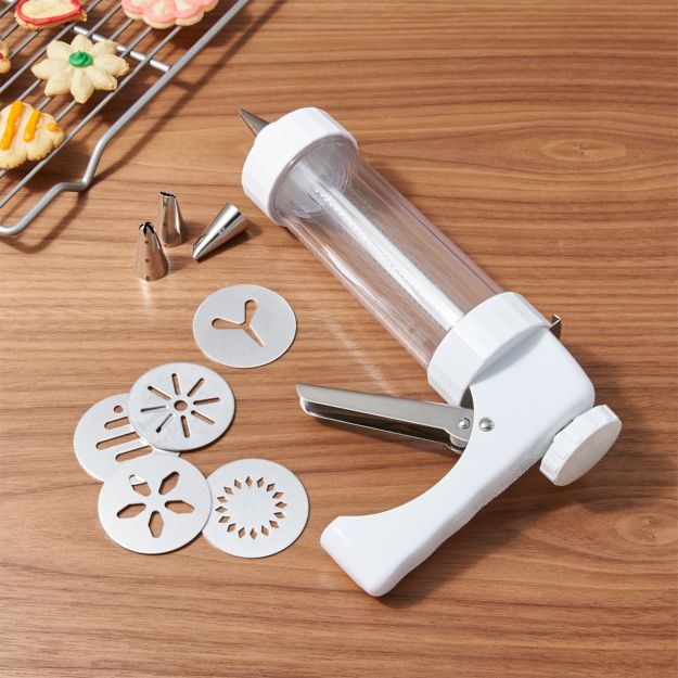 Kuhn Rikon Cookie Press and Decorating Kit + Reviews Crate and Barrel