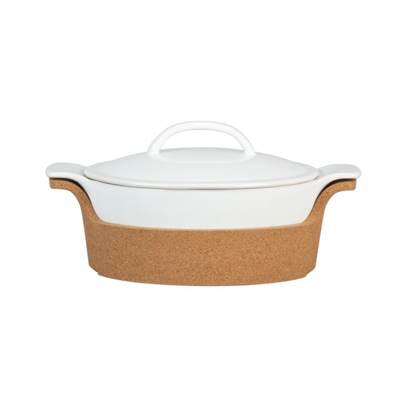 Oval Casserole with Cork