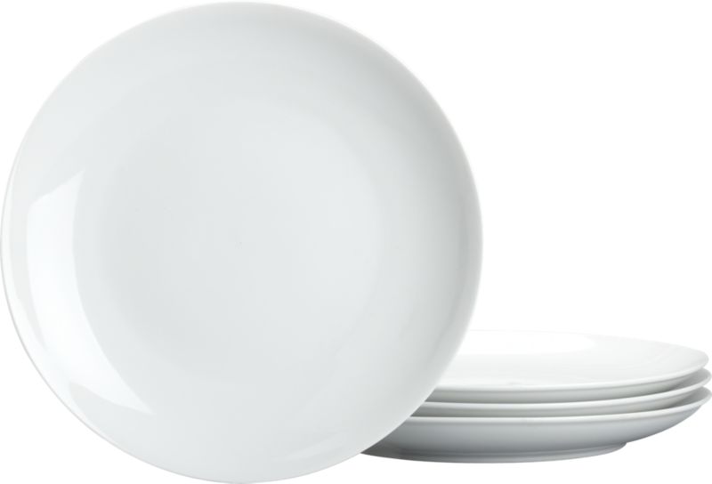 Set of 4 Coupe Dinner Plates