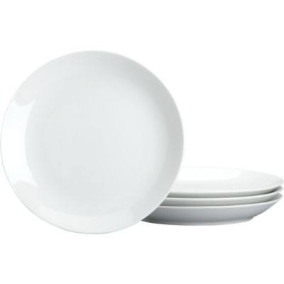Set of 4 Coupe Salad Plates