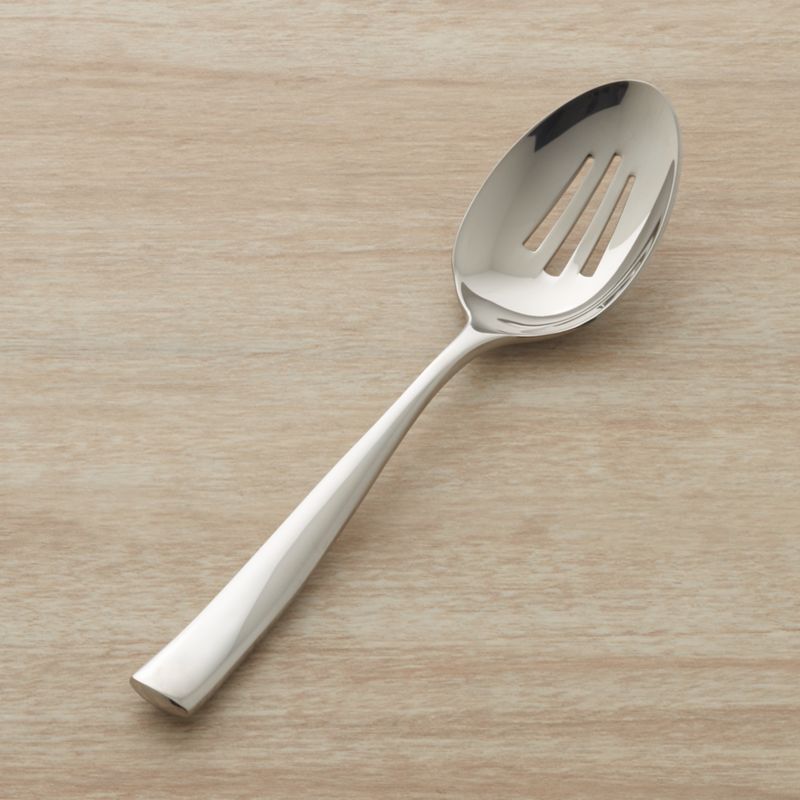 Couture Pierced Serving Spoon Crate and Barrel