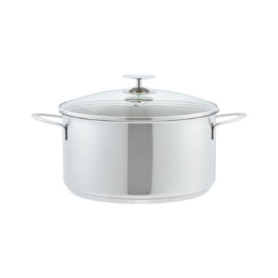 Crate and Barrel Stainless Cookware by Berndes 7 qt. Chili Pot Dutch Oven