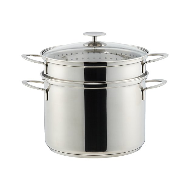 Crate and Barrel Stainless Cookware by Berndes 8 qt. Multi Cooker with