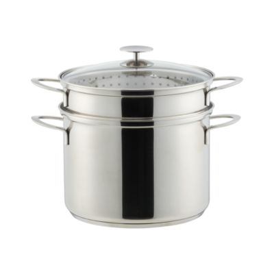 Crate and Barrel Stainless Cookware by Berndes 8 qt. Multicooker with Lid