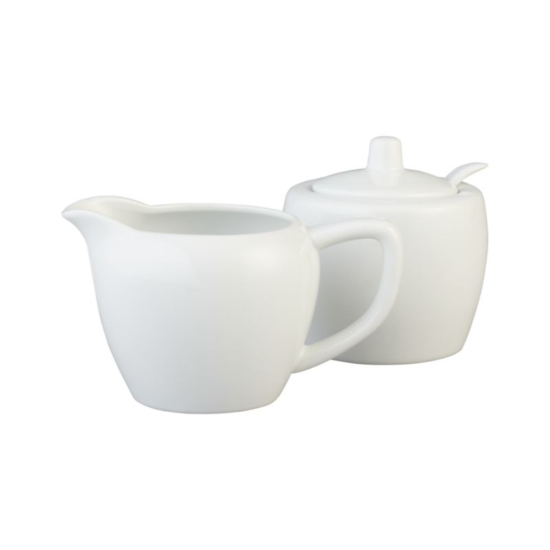 Creamer/Sugar Bowl with Spoon