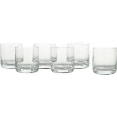 Set of 6 Crescent 6 oz. Juice Glasses