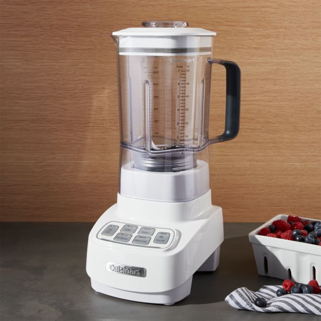 Cuisinart Velocity White/Stainless Steel Blender + Reviews Crate and