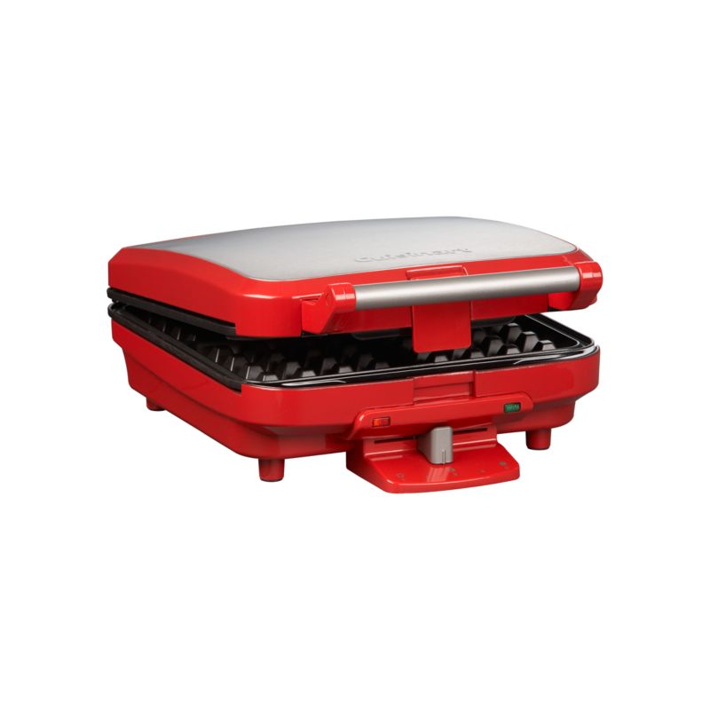 Cuisinart4SliceWaffleRedF10