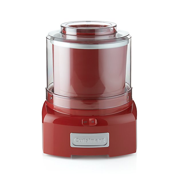 Cuisinart ® Red Ice Cream Maker/Frozen Yogurt Maker Crate and Barrel