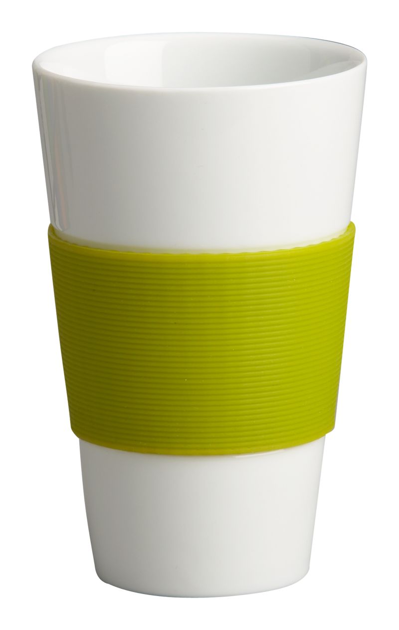 CupWSiliconeGripGreenOT10