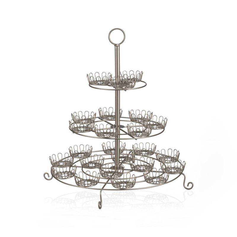 3-Tier Cupcake Stand. 16.5"dia.x16.75"H
