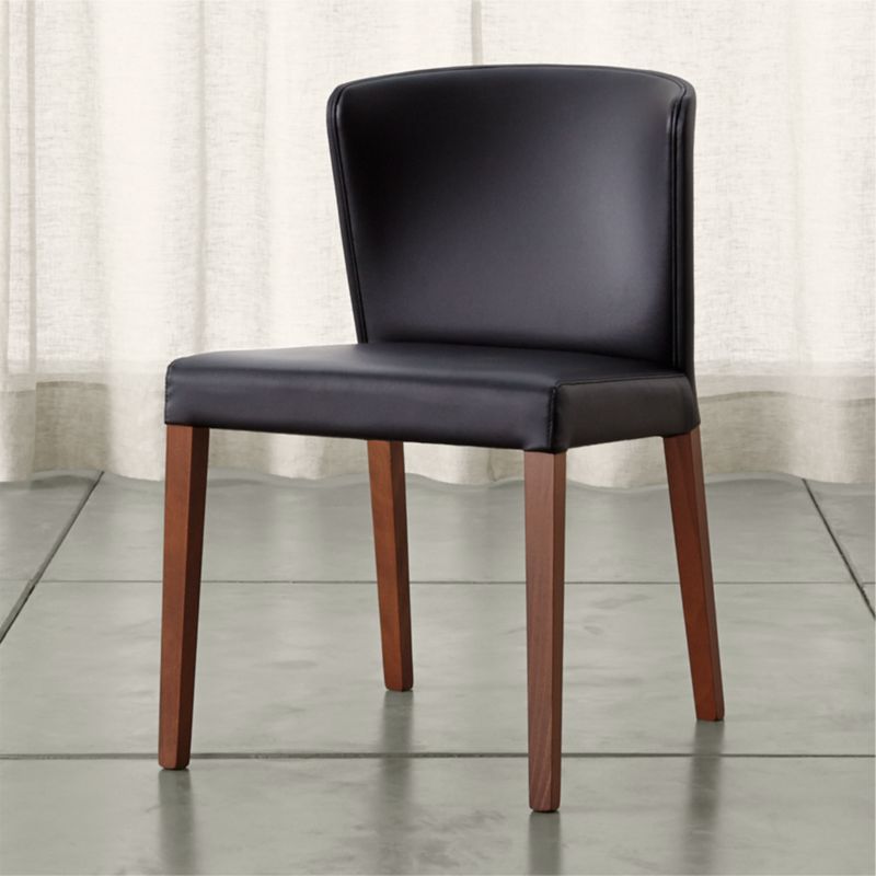 Curran Black Dining Chair | Crate and Barrel