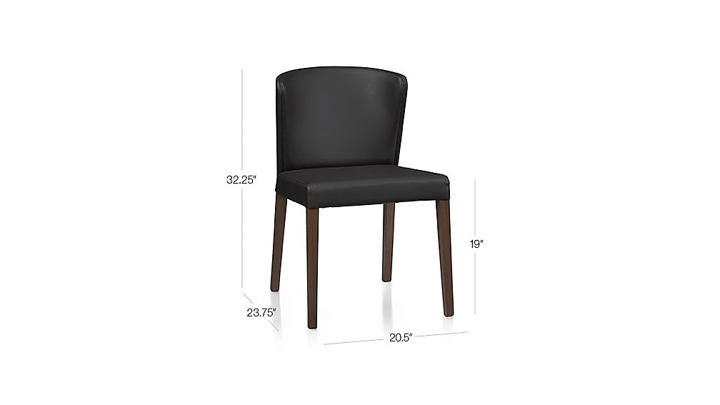 Curran Moss Brown Dining Chair Crate and Barrel
