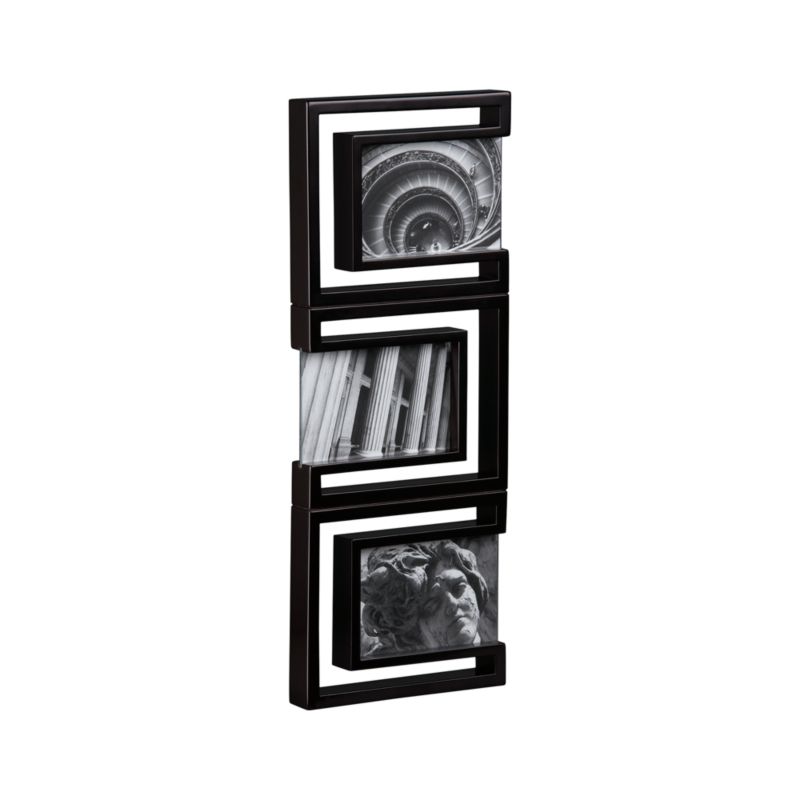 Frame Curved Triple Espresso 4x6