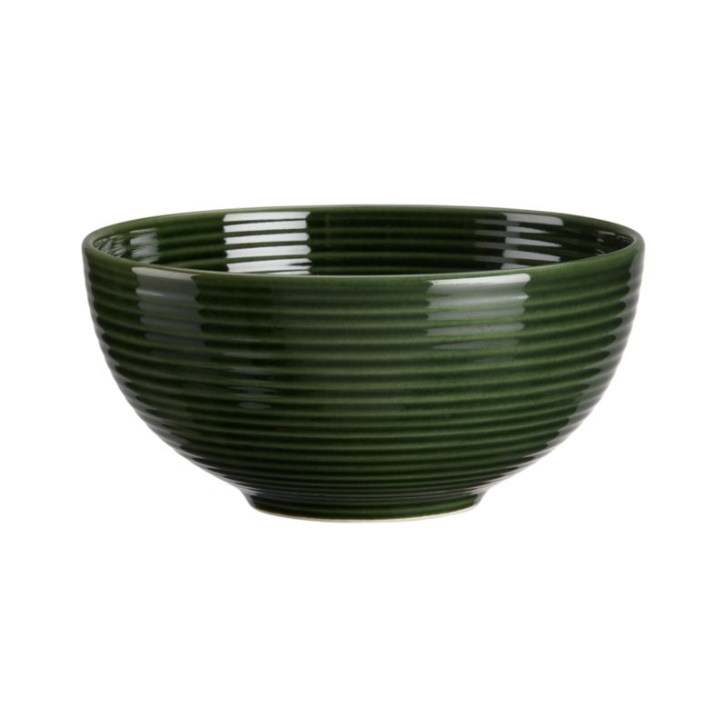 Cypress Dark Green Serving Bowl 9.75"
