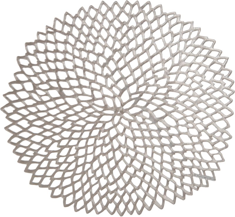 Chilewich® Dahlia Gunmetal Placemat