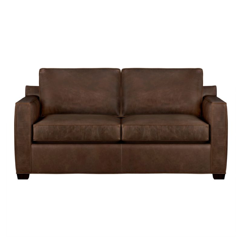 Davis Leather Apartment Sofa